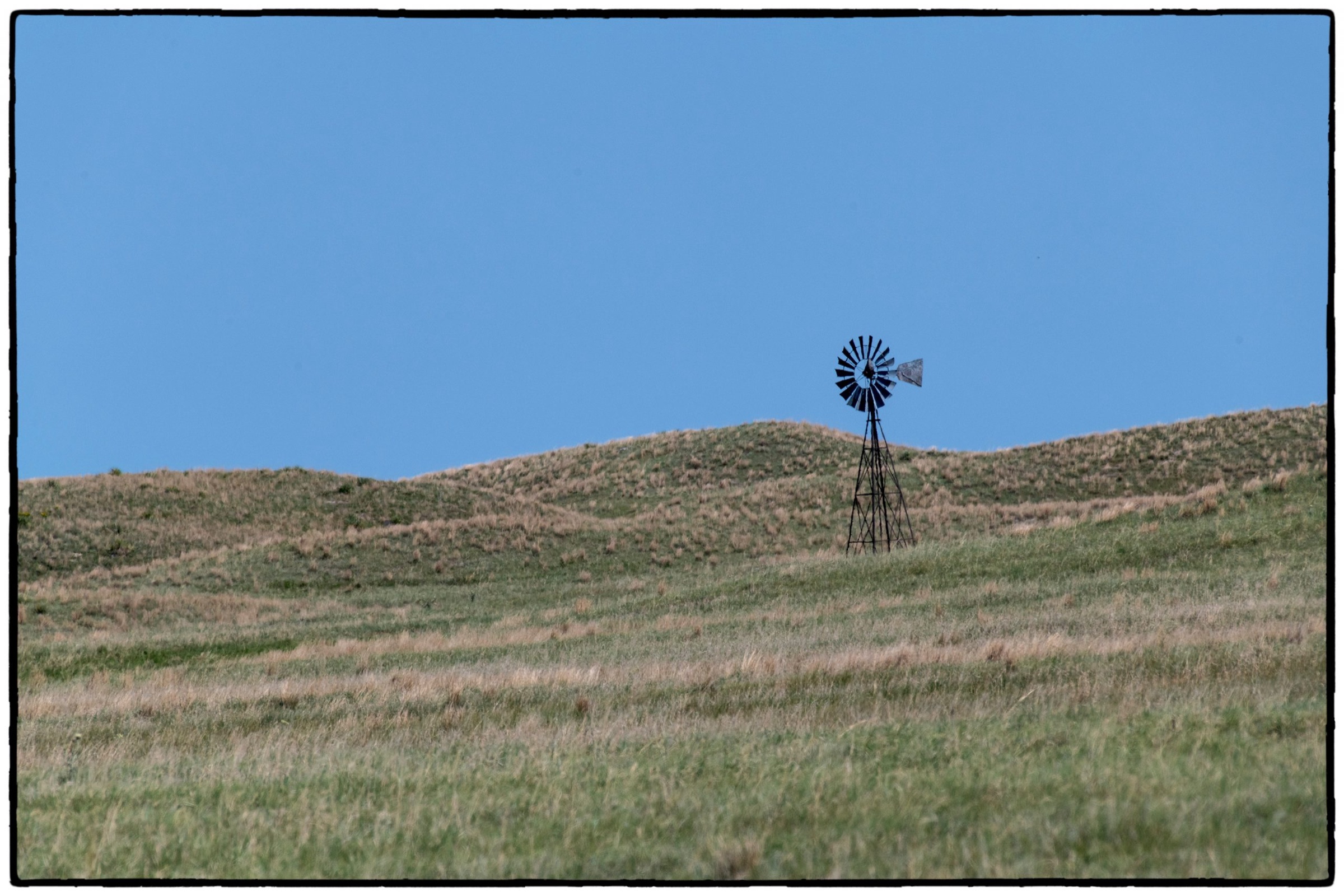 Windmill on the Nebraska Sandhills